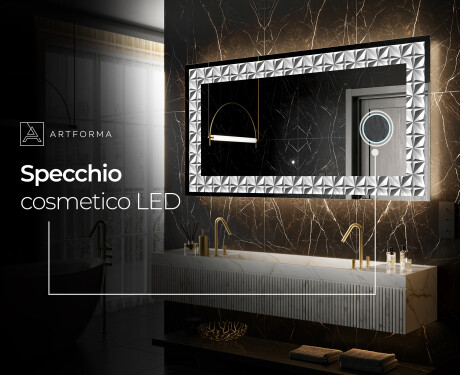 Decorativi specchio da parete retroilluminato - Pearlous Dance #9