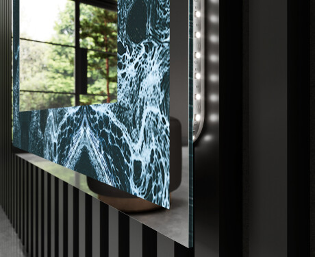 Decorativi specchio da parete retroilluminato - Oceanic Madness #3