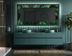 Decorativi specchio da parete retroilluminato - Malachite Magic #5