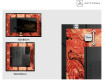 Decorativi specchio da parete retroilluminato - Fiery Reflections #2