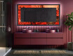 Decorativi specchio da parete retroilluminato - Fiery Reflections #5
