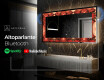 Decorativi specchio da parete retroilluminato - Fiery Reflections #7