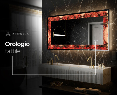 Decorativi specchio da parete retroilluminato - Fiery Reflections #8