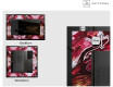 Decorativi specchio da parete retroilluminato - Ruby Rhythms #2