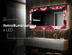 Decorativi specchio da parete retroilluminato - Ruby Rhythms #6