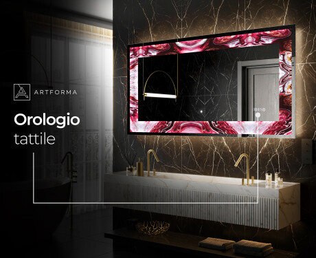 Decorativi specchio da parete retroilluminato - Ruby Rhythms #8
