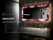 Decorativi specchio da parete retroilluminato - Ruby Rhythms #9