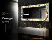 Decorativi specchio da parete retroilluminato - Golden Streaks #8