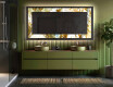 Decorativi specchio da parete retroilluminato - Golden Streaks #5
