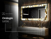 Decorativi specchio da parete retroilluminato - Golden Streaks #8