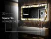 Decorativi specchio da parete retroilluminato - Golden Streaks #9