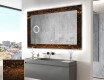 Decorativi specchio da parete retroilluminato - Amber Shell