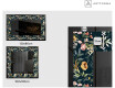 Decorativi specchio da parete retroilluminato - Cascading Flowers #2
