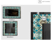 Decorativi specchio da parete retroilluminato - Floral Elevations #2