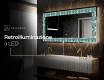 Decorativi specchio da parete retroilluminato - Floral Elevations #7
