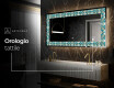 Decorativi specchio da parete retroilluminato - Floral Elevations #8