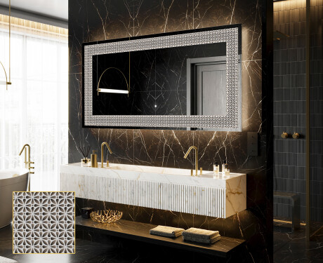 Decorativi specchio da parete retroilluminato - Dynamic Circles