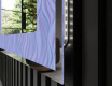 Decorativi specchio da parete retroilluminato - Colorful Ruffles #3