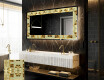 Decorativi specchio da parete retroilluminato - Glow Geometry