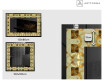 Decorativi specchio da parete retroilluminato - Glow Geometry #2