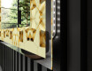 Decorativi specchio da parete retroilluminato - Glow Geometry #3