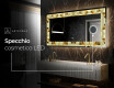 Decorativi specchio da parete retroilluminato - Glow Geometry #6