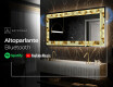 Decorativi specchio da parete retroilluminato - Glow Geometry #9