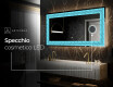 Decorativi specchio da parete retroilluminato - Divergent Lines #6