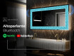 Decorativi specchio da parete retroilluminato - Divergent Lines #9