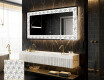 Decorativi specchio da parete retroilluminato - Dynamic Whirls