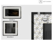 Decorativi specchio da parete retroilluminato - Dynamic Whirls #2