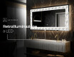 Decorativi specchio da parete retroilluminato - Dynamic Whirls #7