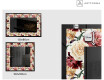 Decorativi specchio da parete retroilluminato - Flowers Full Of Colors #2