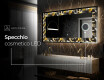 Decorativi specchio da parete retroilluminato - Floral Symmetries #9