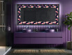 Decorativi specchio da parete retroilluminato - Floral Layouts #5
