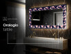 Decorativi specchio da parete retroilluminato - Floral Layouts #6