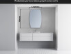 Specchio da bagno LED di forma irregolare M221 #4