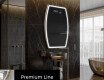 Specchio da bagno LED di forma irregolare M223 #4