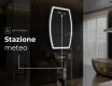 Specchio da bagno LED di forma irregolare M223 #7