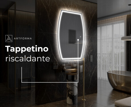 Specchio da bagno LED di forma irregolare M223 #8