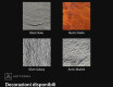 Specchio stondato con cornice in pietra L293 #2