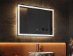 Specchio bagno retroilluminato LED 80x60cm con Dual color, Interruttore tattile, Stazione - L01 #2