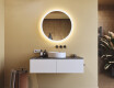 Specchio rotondo con luce LED per bagno 80cm con Dual color, Interruttore tattile #8