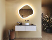 Specchio da bagno con illuminazione, 84×74 cm, bicolore, interruttore touch, tappetino riscaldante #9