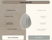 Specchio irregolare con illuminazione, 64×94 cm, bicolore, interruttore touch, tappetino riscaldante #7