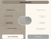 Specchio da bagno illuminato, 80×50 cm, bicolore, interruttore touch, tappetino riscaldante #7