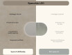 Specchio da bagno illuminato, 120×70 cm, bicolore, interruttore touch, tappetino riscaldante #7