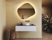 Specchio da bagno con illuminazione, 104×94 cm, bicolore, interruttore touch, tappetino riscaldante #9