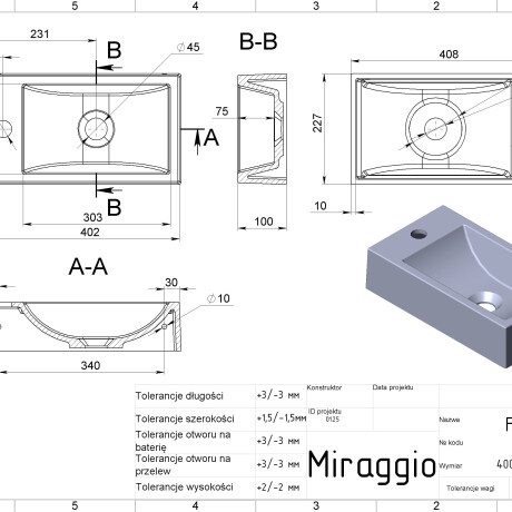 Lavabo FARO R #4