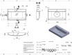 Lavabo VARNA 700 MATT